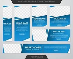 set of promotion kit banner template design with modern and minimalist concept user for web page, ads, annual report, banner, background, backdrop, flyer, brochure, card, poster, presentation lauyout vector