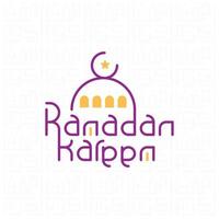 ramadan kareem fondo islámico con uso de estilo moderno y árabe para contenido de anuncios de redes sociales eid mubarak, eid fitr, ramadan mubarak, hajj, umrah, fiesta iftar vector