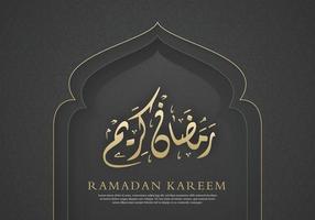 diseño de fondo islámico ramadan kareem con uso de estilo moderno y árabe para contenido de redes sociales y anuncios publicitarios vector