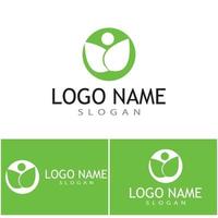 Leaf icon Vector Illustration design Logo template