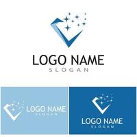 Diamond Logo Template vector icon illustration design