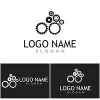 engranaje, logotipo, plantilla, vector, icono, ilustración, diseño vector