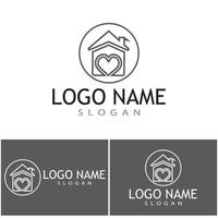 Home Vector icon illustration design template