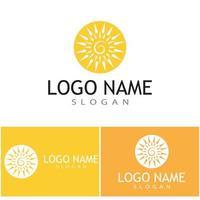 Sun Vector illustration Icon Logo Template design