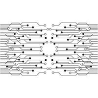 Abstract future digital science technology vector
