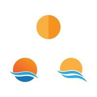 Sun Vector illustration Icon Logo Template design