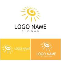 Sun Vector illustration Icon Logo Template design