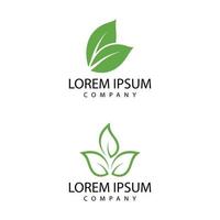 Leaf icon Vector Illustration design Logo template