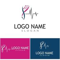 Molecule symbol logo template vector illustration design