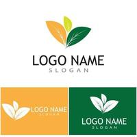 Leaf icon Vector Illustration design Logo template