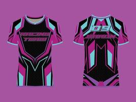 usar diseño deportivo, camiseta de carreras para uniforme de club vector