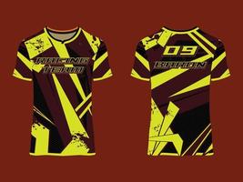 wear sport design, racing jersey for club uniform vector