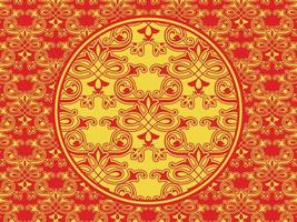 Seamless pattern with ethnic  ornamental vector