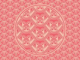 Seamless pattern with ethnic  ornamental vector