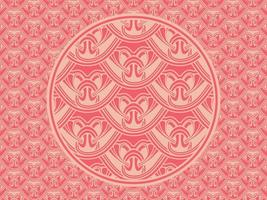 Seamless pattern with ethnic  ornamental vector