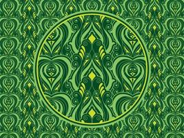 Seamless pattern with ethnic  ornamental vector