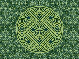 Seamless pattern with ethnic  ornamental vector