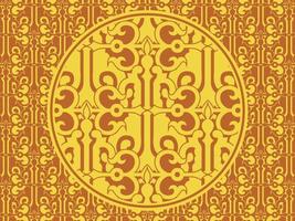 Seamless pattern with ethnic  ornamental vector