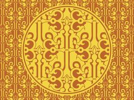 Seamless pattern with ethnic  ornamental vector