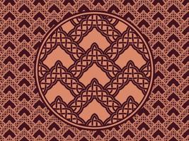 Seamless pattern with ethnic  ornamental vector