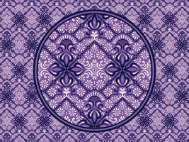 Seamless pattern with ethnic  ornamental vector