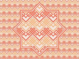 Seamless pattern with ethnic  ornamental vector