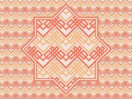 Seamless pattern with ethnic  ornamental vector