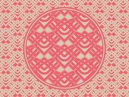 Seamless pattern with ethnic  ornamental vector