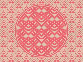 Seamless pattern with ethnic  ornamental vector