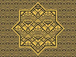 Seamless pattern with ethnic  ornamental vector