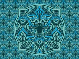 Seamless pattern with ethnic  ornamental vector