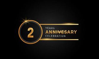 Anniversary 2 Years Template With Ribbon Vector Illustration Royalty Free  SVG, Cliparts, Vectors, and Stock Illustration. Image 78032532.