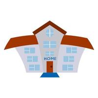 residential house, cottage vector