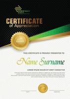 certificate template with luxury and elegant texture pattern background, diploma,Vector illustration vector