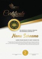 certificate template with luxury and elegant texture pattern background, diploma,Vector illustration vector