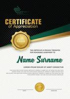 certificate template with luxury and elegant texture pattern background, diploma,Vector illustration vector