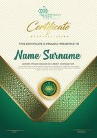 certificate template with luxury and elegant texture pattern background, diploma,Vector illustration vector