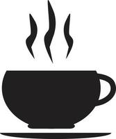 icono de la taza de café. taza de símbolo de bebida caliente. signo de taza de café y té. vector