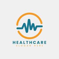 Creative abstract modern clinic hospital logo design, colorful gradient clinic logo design vector