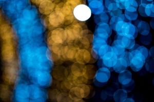 Bokeh circle, beautiful abstract colors for Christmas background - pictures photo