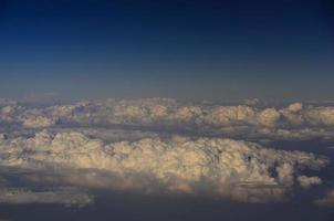 hermosas nubes densas foto