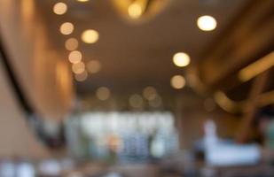 restaurant blurred background photo