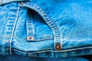 blue jeans pocket photo