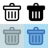 Illustration vector graphic of Trash Icon. Perfect for user interface, new application, etc