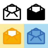 Illustration vector graphic of Inbox Icon. Perfect for user interface, new application, etc