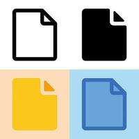 Illustration vector graphic of File Icon. Perfect for user interface, new application, etc