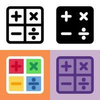 Illustration vector graphic of Calculator Icon. Perfect for user interface, new application, etc