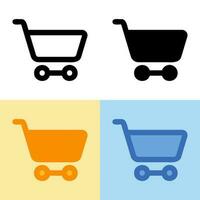 Illustration vector graphic of Cart Icon. Perfect for user interface, new application, etc