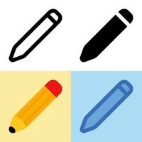 Illustration vector graphic of Pencil Icon. Perfect for user interface, new application, etc
