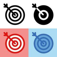 Illustration vector graphic of Target Icon. Perfect for user interface, new application, etc
